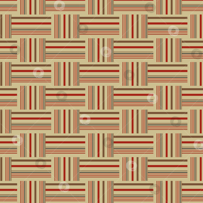 Скачать Абстрактный бежевый фон с вертикальными и горизонтальными полосами коричневых и красных тонов в качестве шаблона для презентаций, веб-сайтов, открыток. . фотосток Ozero