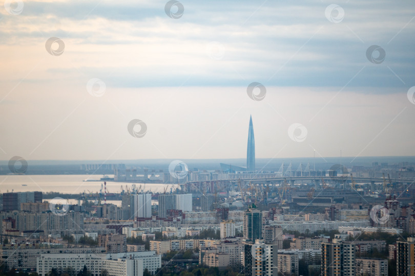 Скачать Санкт-Петербург с высоты птичьего полета фотосток Ozero