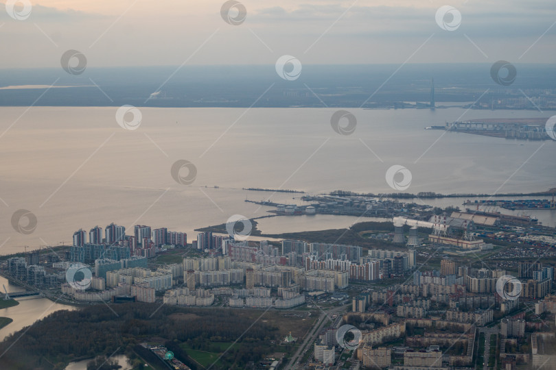 Скачать Санкт-Петербург с высоты птичьего полета фотосток Ozero