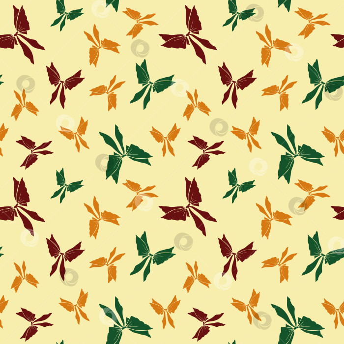 Скачать Симпатичные векторные бантики с бесшовным рисунком. Красивые плоские бантики с абстрактной бесконечной текстурой для ткани, принтов, косметики, упаковки, канцелярских принадлежностей, оберточной бумаги, фона. Веселый праздничный дизайн в стиле каракулей. фотосток Ozero