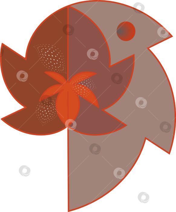 Скачать Абстрактное изображение тропического дерева на закате в качестве наклейки для печати на одежде, веб-сайтах, открытках. фотосток Ozero