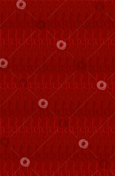 Скачать Скрипичные ключи, нарисованные от руки, создают бесшовный векторный узор для открыток, текстиля, приглашений, веб-сайтов. фотосток Ozero