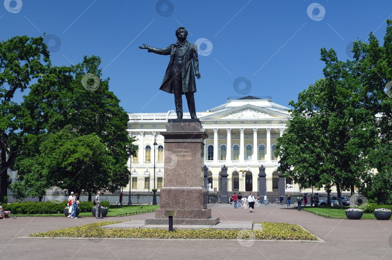 Скачать Памятник Александру Пушкину фотосток Ozero