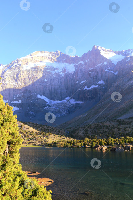 Скачать Озеро в горах фотосток Ozero