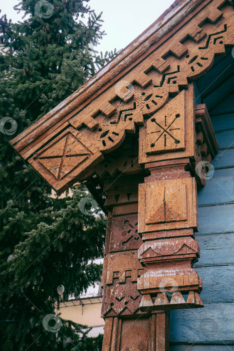 Скачать Старинный деревянный дом. Усадьба А.С. Попова в  Рязани фотосток Ozero