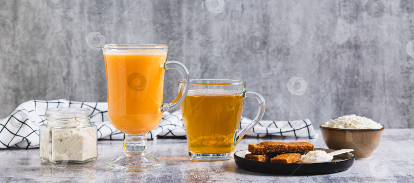 Скачать Веб-баннер "Чистое натуральное белковое питание для здоровья и красоты" фотосток Ozero