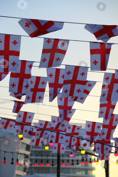 Скачать Флажки Грузии фотосток Ozero