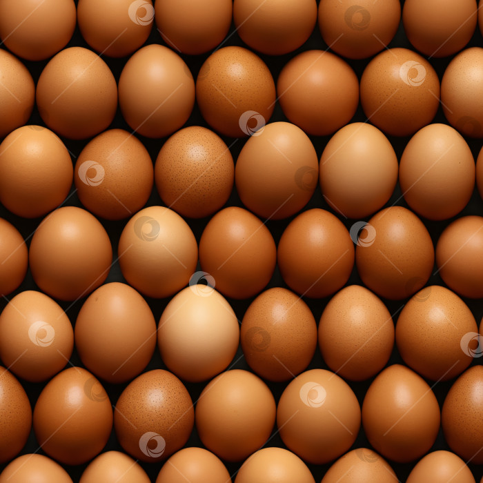 Скачать Сетка из светло-коричневых яиц на совершенно черном фоне создает поразительный контраст. фотосток Ozero