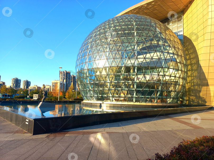 Скачать Вид на офис в районе Балтийской жемчужины, Санкт-Петербург фотосток Ozero