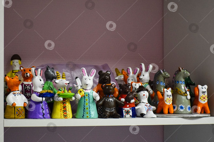 Скачать Дымковская игрушка фотосток Ozero