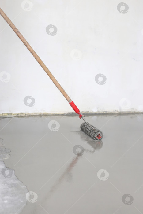 Скачать Ремонт и отделка полов с заливкой стяжки, мелкая глубина фотосток Ozero