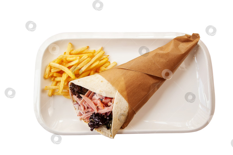 Скачать Рулет с ветчиной фотосток Ozero