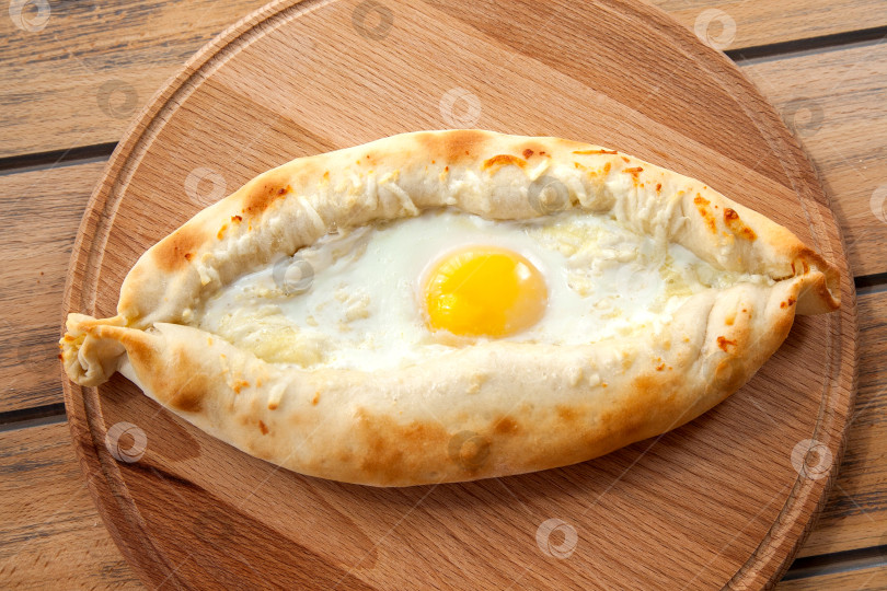 Скачать Хачапури с яйцом фотосток Ozero