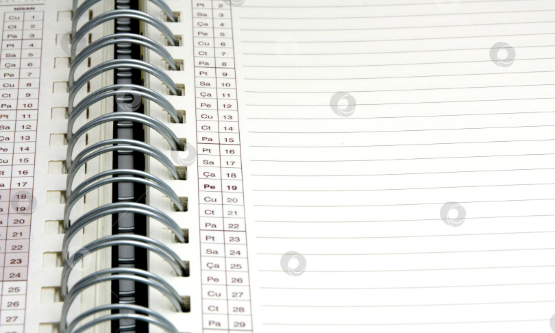 Скачать Дневник крупным планом. Расписание деловых встреч и важные концептуальные заметки. График. фотосток Ozero