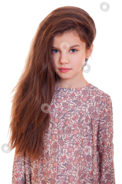 Скачать Портрет хорошенькой маленькой девочки фотосток Ozero