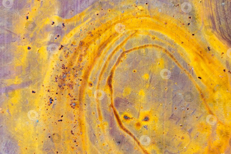 Скачать Ржавчина, сталь, фон. Отслаивается старая краска. фотосток Ozero