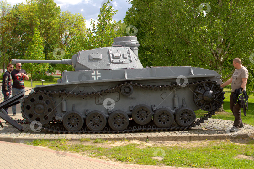 Скачать Могилёв май 2024,Немецкий танк времён ВОВ фотосток Ozero