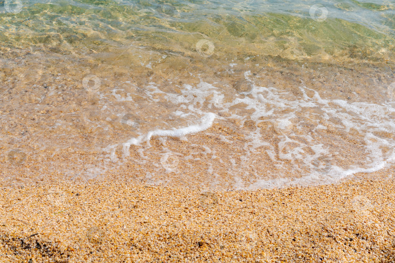 Скачать Вода прозрачная, а песок коричневый фотосток Ozero