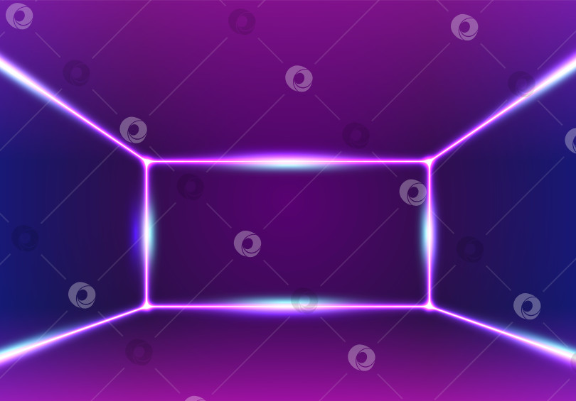 Скачать Яркий фон из неоновых линий фотосток Ozero