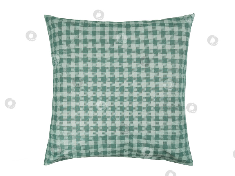 Скачать пуховая подушка с хлопчатобумажным чехлом, изолирующая на белом фоне фотосток Ozero