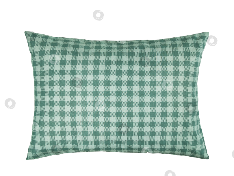 Скачать пуховая подушка с хлопчатобумажным чехлом, изолирующая на белом фоне фотосток Ozero