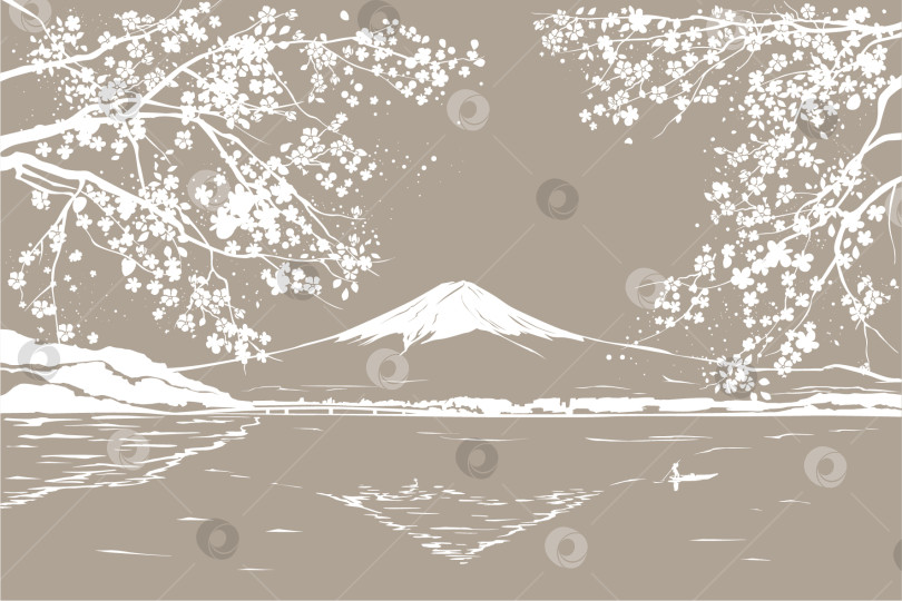 Скачать японский пейзаж фотосток Ozero