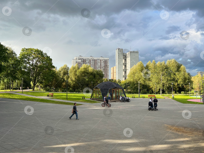 Скачать Городской парк фотосток Ozero