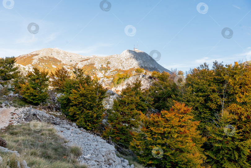 Скачать Панорама с горы Монтенегро Ловчен, смотровая площадка на вершине Которской канатной дороги фотосток Ozero