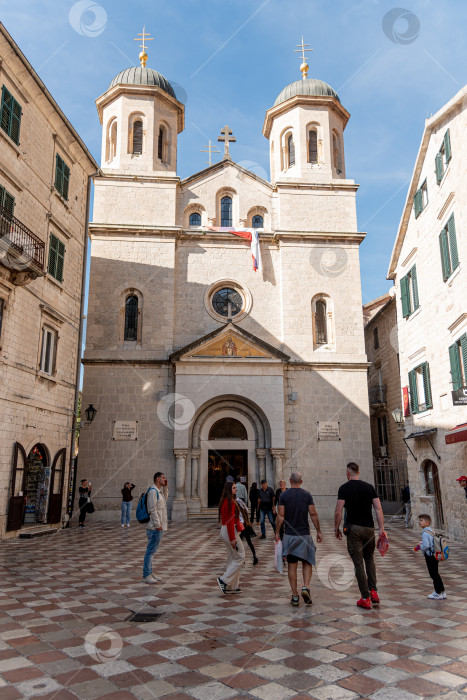 Скачать Котор, Черногория, 26 октября 2025 года, достопримечательность крепости в старой части города фотосток Ozero