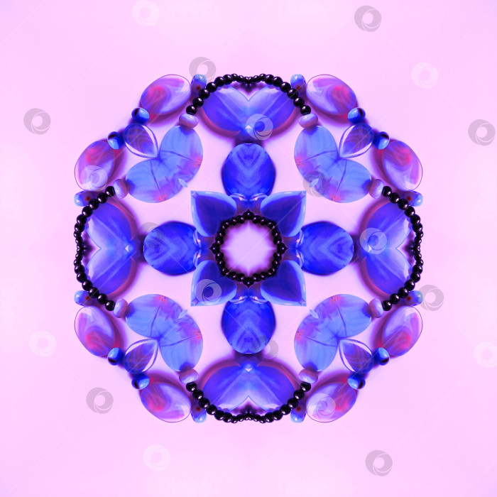 Скачать Абстрактный узор из ярких разноцветных камней агата разного размера и разной формы фотосток Ozero