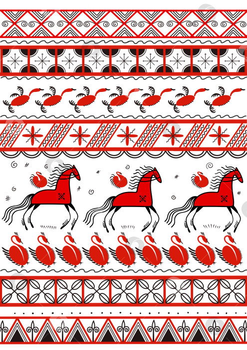 Скачать Мезенские узоры фотосток Ozero