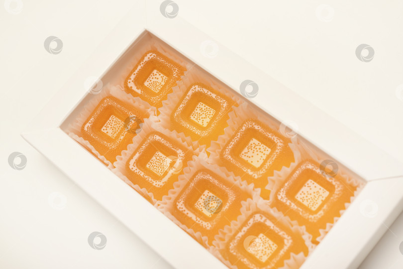 Скачать Апельсиновый мармелад. Сладкая закуска. Мармелад с разными вкусами и цветами. фотосток Ozero