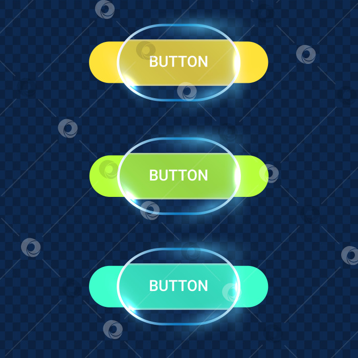 Скачать Современные формы glassmorphism в мягком пастельном стиле фотосток Ozero