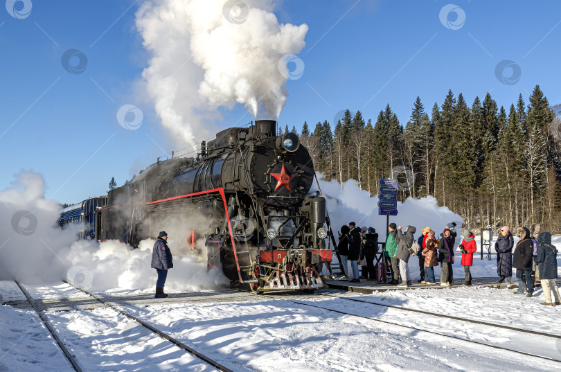 Скачать Паровоз с фотосток Ozero