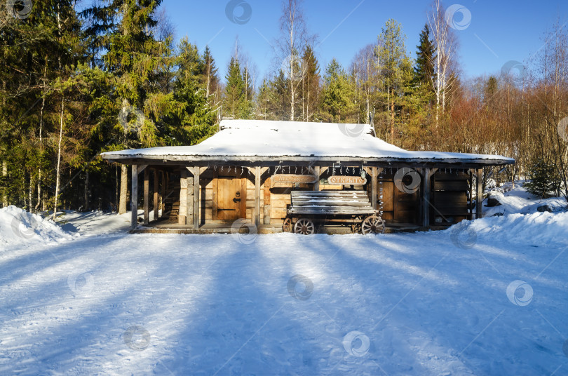 Скачать Деревянный дом фотосток Ozero