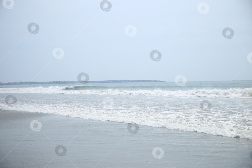 Скачать Пейзаж с морским пляжем фотосток Ozero