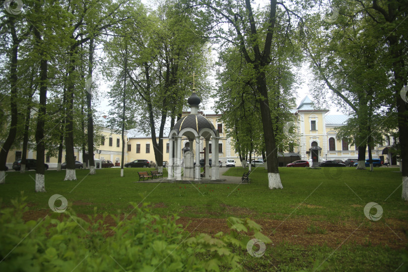 Скачать Пейзаж с видом на город Владимир фотосток Ozero