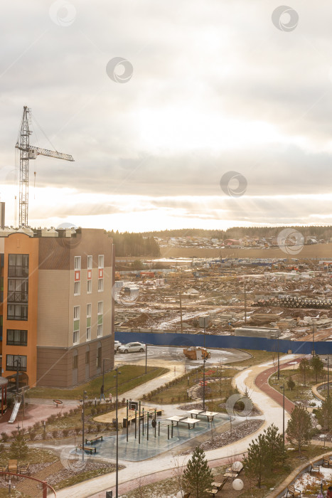 Скачать Городской пейзаж фотосток Ozero