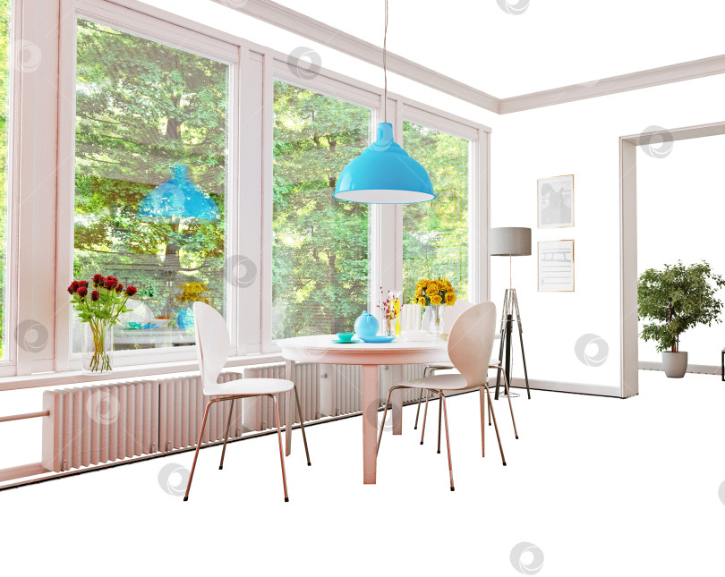 Скачать Изолированный домашний интерьер f фотосток Ozero