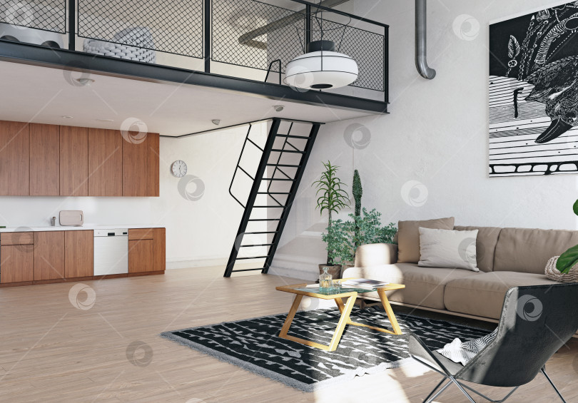 Скачать современный интерьер кухни фотосток Ozero