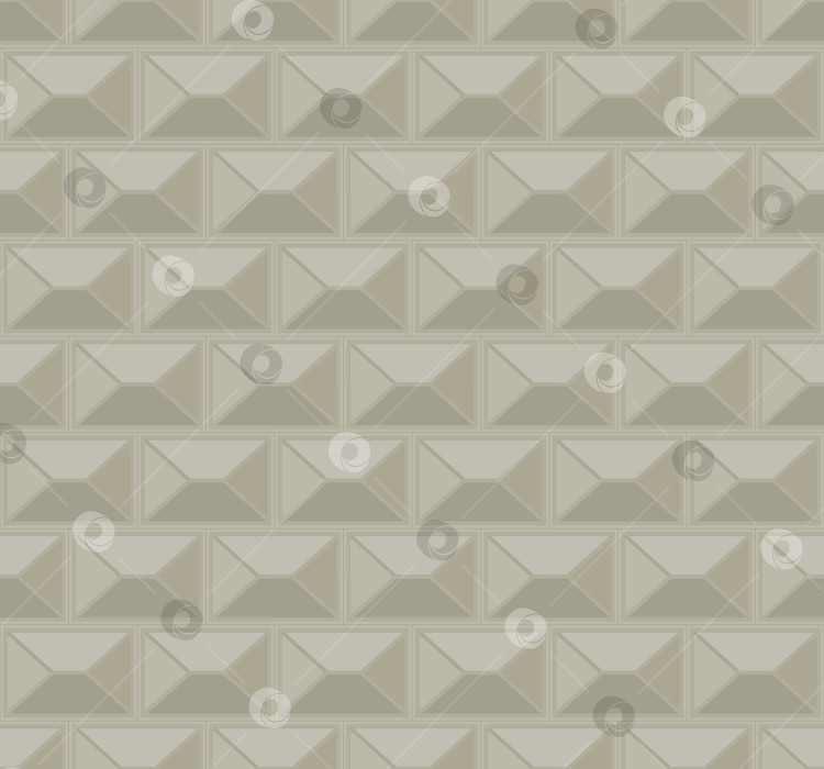 Скачать Бесшовный векторный узор алмазной рустовки. Текстура фасада из песчаника фотосток Ozero