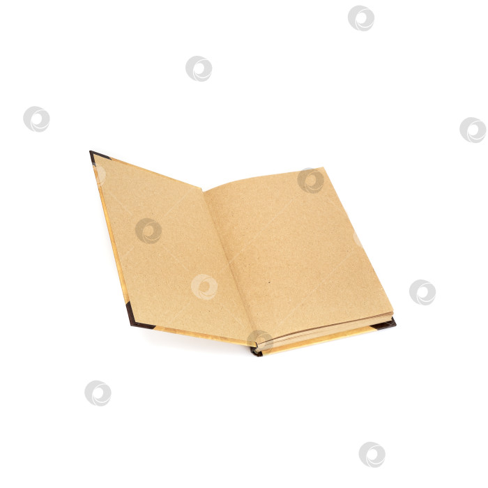 Скачать Книга в цветной обложке с белыми листами, выделенными на белом фоне фотосток Ozero