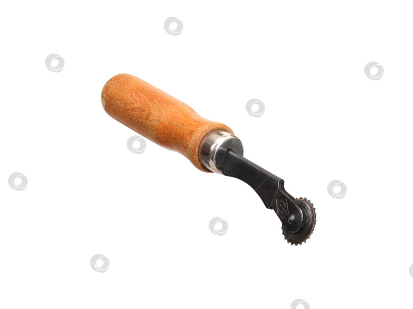 Скачать Старинный портновский кройщик, выделенный на белом фоне фотосток Ozero