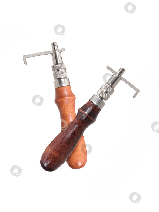 Скачать Кожаные инструменты, Ручной инструмент для обработки канавок для кожевенного ремесла DIY Профессиональный инструмент для сшивания кожи фотосток Ozero