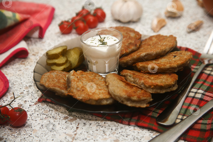 Скачать Картофельные драники жареные фотосток Ozero