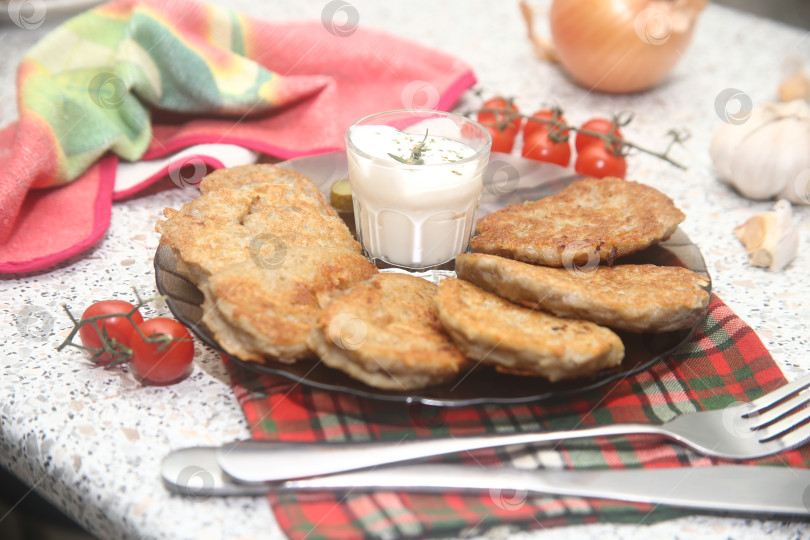Скачать Картофельные драники жареные фотосток Ozero