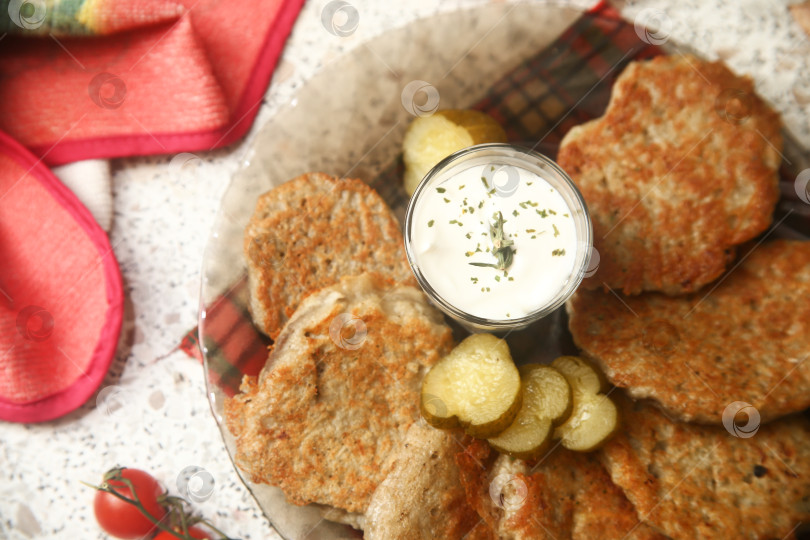 Скачать Картофельные жареные драники вкусные фотосток Ozero