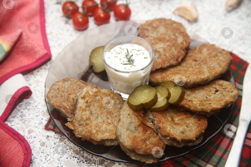 Скачать Картофельные жареные драники фотосток Ozero