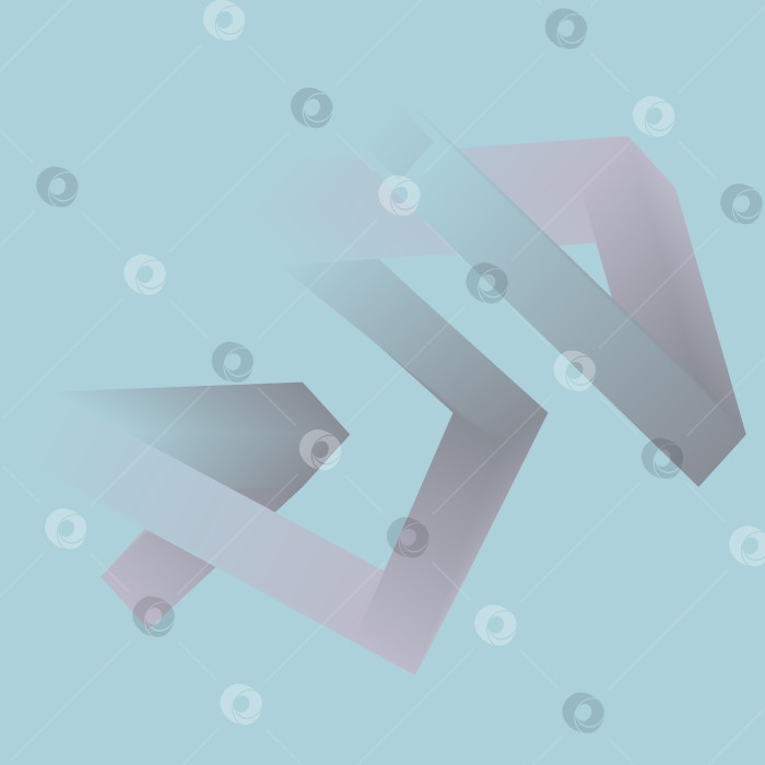 Скачать Исчезающие части градиентной геометрической фигуры изогнуты под углами. фотосток Ozero