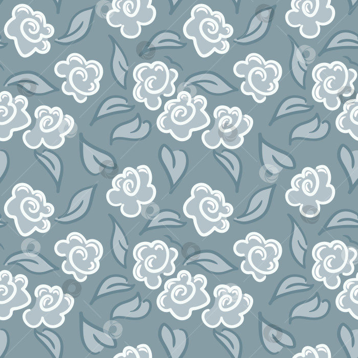 Скачать Бесшовный узор в виде цветочной сердцевины коттеджа фотосток Ozero